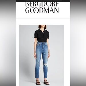 GRLFRND The Piper Super High Rise Stretch Slim Crop Jeans NWT